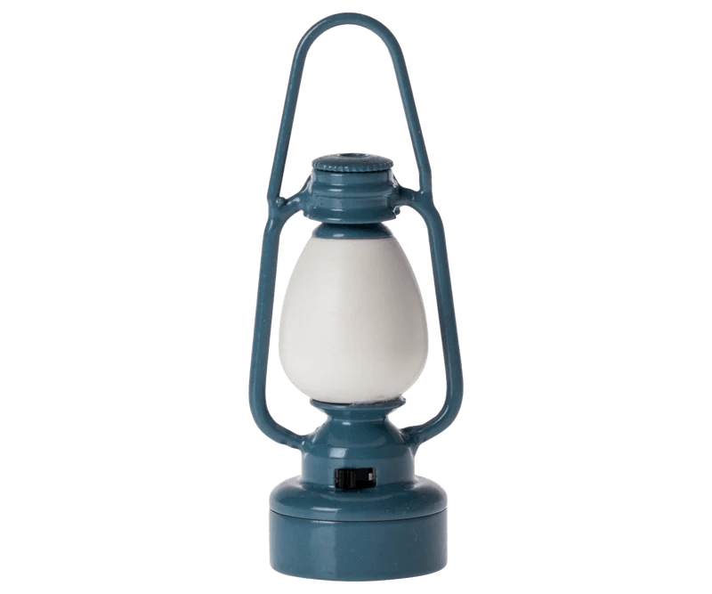 Maileg Vintage lantern, Mouse - Blue - Flying Ryno