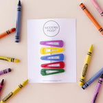 Modern Piggy Crayon, Snap Clip Set - Flying Ryno