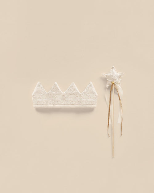 Noralee Crown and Wand, Daisy Embroidery - Flying Ryno