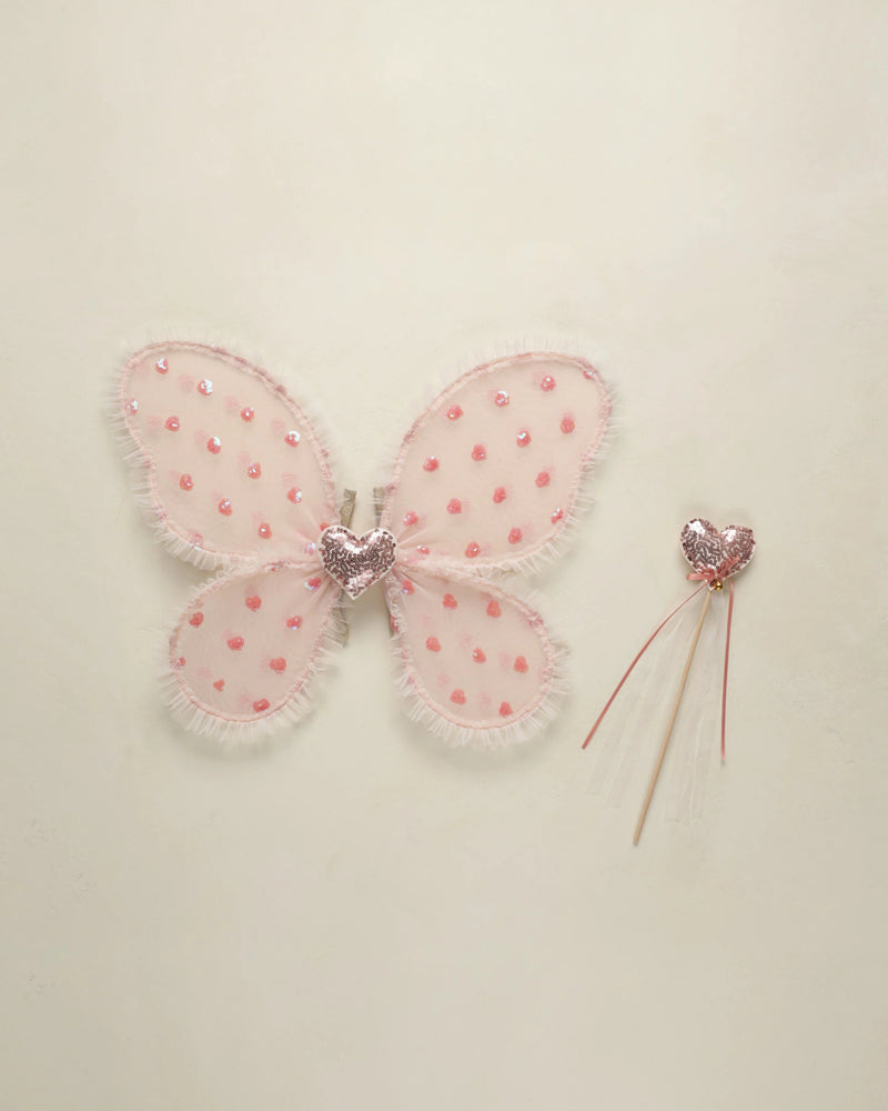 Noralee Fairy Set, Blush Hearts - Flying Ryno