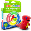 Ooly Creatibles D.I.Y. Air - Dry Clay Kit: Dino. Bffs (Set of 4) - Flying Ryno