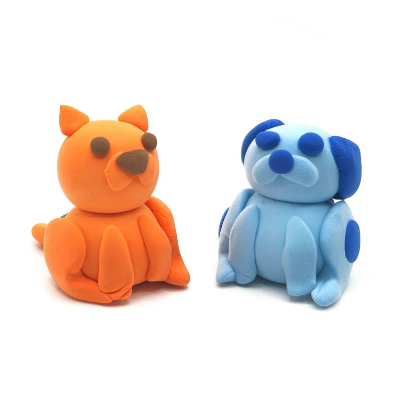 Ooly Creatibles D.I.Y. Air - Dry Clay Kit: Pet Bffs (Set of 4) - Flying Ryno