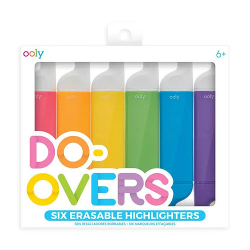 Ooly Do - Overs Erasable Highlighters - Set of 6 - Flying Ryno