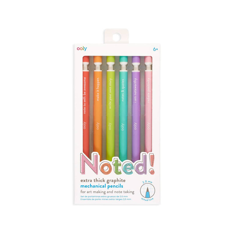 Ooly Noted! Graphite Mechanical Pencils - Set of 6 - Flying Ryno