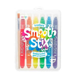 Ooly Smooth Stix Watercolor Gel Crayons - Set of 6 Colors - Flying Ryno