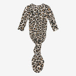 Posh Peanut Basic Knotted Gown, Lana Leopard - Flying Ryno