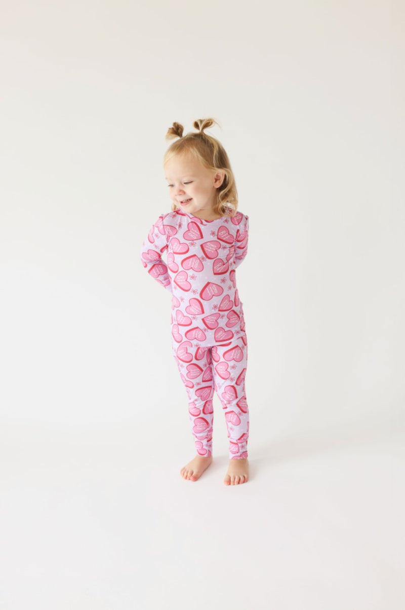 Posh Peanut Classic Pajama Set, Besties - Flying Ryno