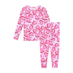 Posh Peanut Classic Pajama Set, Besties - Flying Ryno