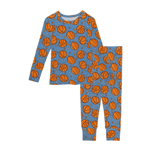 Posh Peanut Classic Pajama Set, Slam Dunk - Flying Ryno