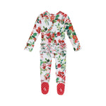 Posh Peanut Footie Ruffled Zippered One Piece, Beatrix - Flying Ryno