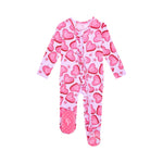 Posh Peanut Footie Ruffled Zippered One Piece, Besties - Flying Ryno