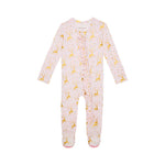 Posh Peanut Footie Ruffled Zippered One Piece, Ryleigh - Flying Ryno