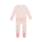 Posh Peanut Footie Ruffled Zippered One Piece, Ryleigh - Flying Ryno