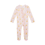 Posh Peanut Footie Ruffled Zippered One Piece, Ryleigh - Flying Ryno