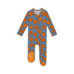 Posh Peanut Footie Zippered One Piece, Slam Dunk - Flying Ryno