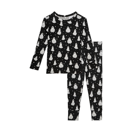 Posh Peanut Long Sleeve Basic Pajama, Ghostly - Flying Ryno