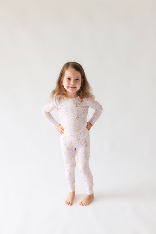 Posh Peanut Long Sleeve Basic Pajama, Ryleigh - Flying Ryno