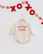 Quincy Mae Crewneck Bubble Romper, Little Love - Flying Ryno