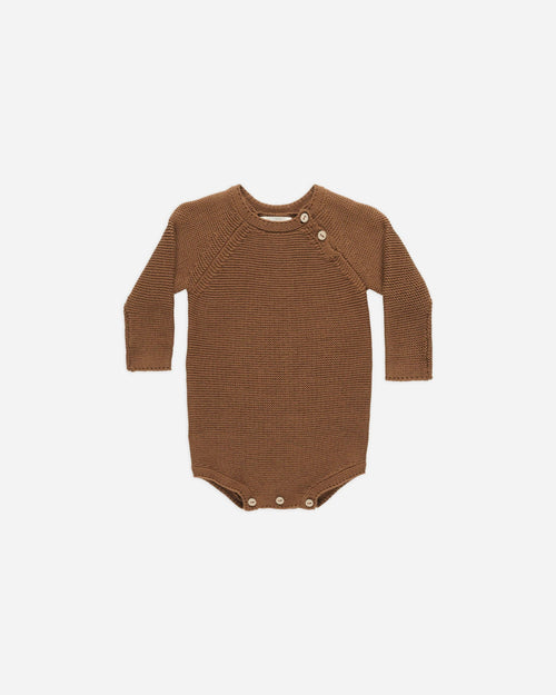 Quincy Mae Riggens Romper, Cinnamon - Flying Ryno