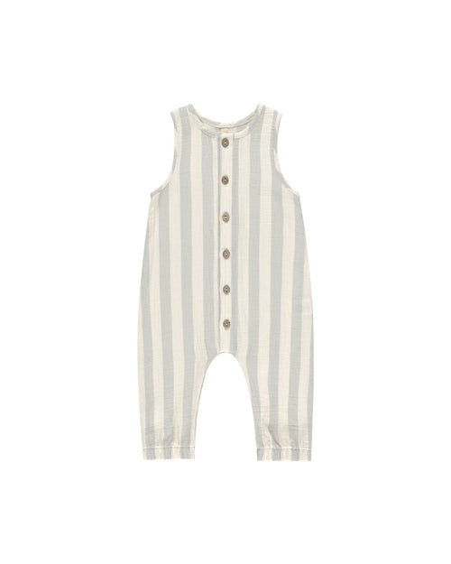 Quincy Mae Woven Jumpsuit, Sky Stripe - Flying Ryno