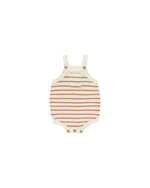 Rylee + Cru Ashton Knit Romper, Poppy Stripe - Flying Ryno