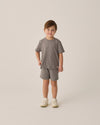 Rylee + Cru Cove Essential Tee and Oceanside Tech Short, Heathered Grey - Flying Ryno