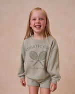 Rylee + Cru Legend Sweatshirt and Sweat Short, Sage - Flying Ryno