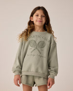 Rylee + Cru Legend Sweatshirt and Sweat Short, Sage - Flying Ryno