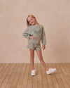 Rylee + Cru Legend Sweatshirt and Sweat Short, Sage - Flying Ryno