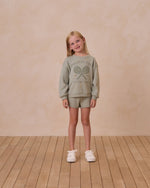 Rylee + Cru Legend Sweatshirt and Sweat Short, Sage - Flying Ryno