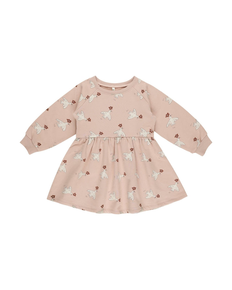 Rylee + Cru Raglan Dress, Doves - Flying Ryno