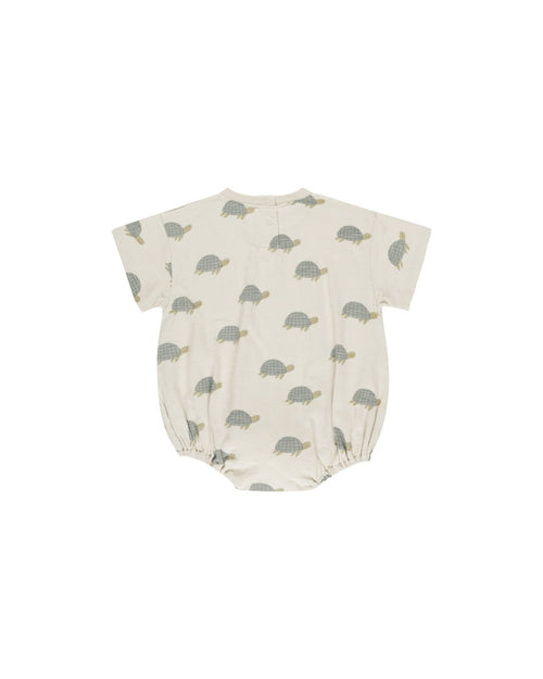 Rylee + Cru Relaxed Bubble Romper, Sea Turtles - Flying Ryno