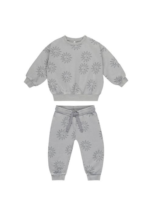 Rylee + Cru Relaxed Sweatshirt and Jogger Sweatpants Set, Suns - Flying Ryno