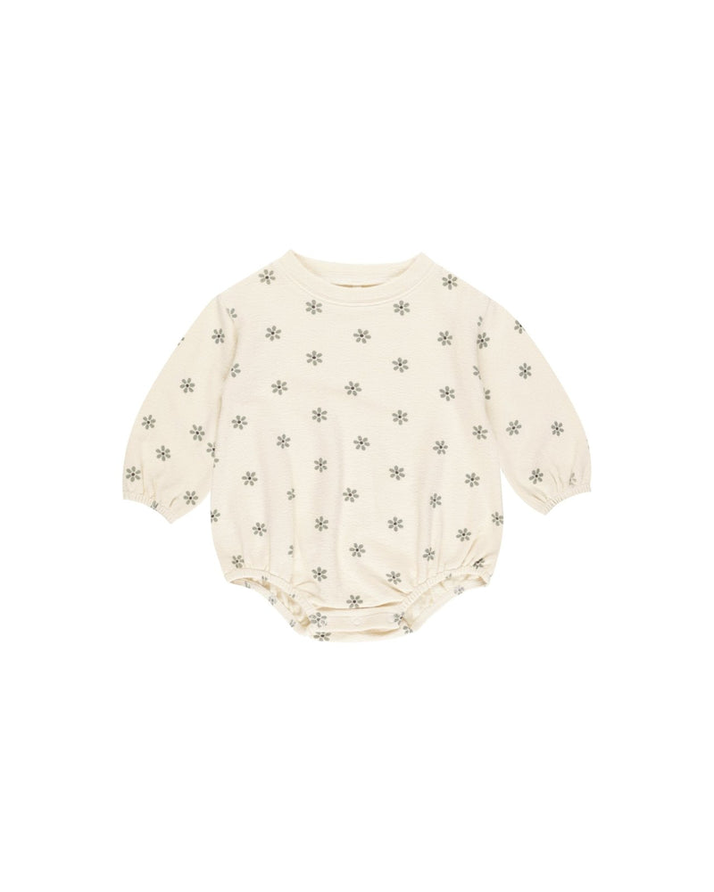 Rylee + Cru Spongey Knit Romper, Daisy - Flying Ryno