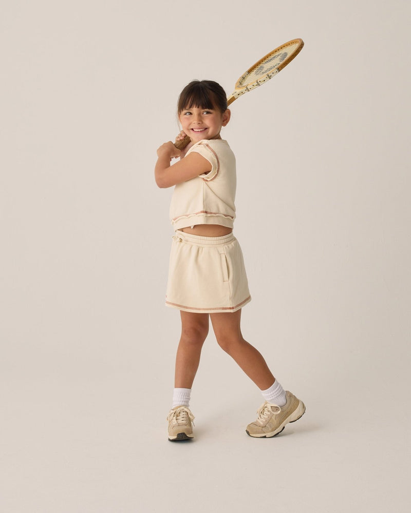 Rylee + Cru Victory Pullover and Volley Skirt, Natural - Flying Ryno