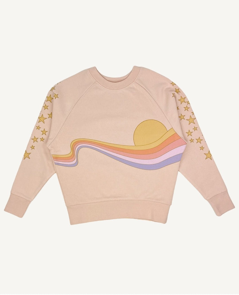 Tiny Whales Golden Era Boxy Sweatshirt - Flying Ryno