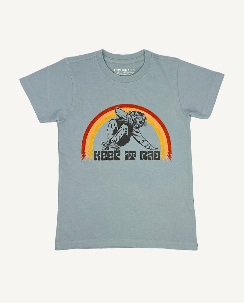 Tiny Whales Keep It Rad Short Sleeve Tee - Flying Ryno