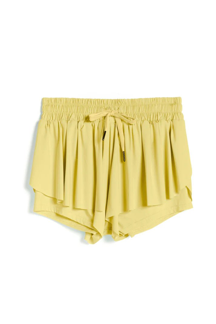 Tractr Butterfly shorts Girls - Banana - Flying Ryno