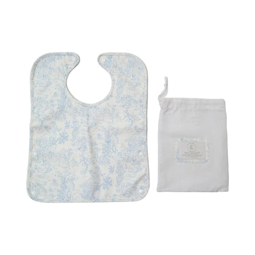 Trvl Design BEST BIB - BUNNY TOILE BLUE - Flying Ryno