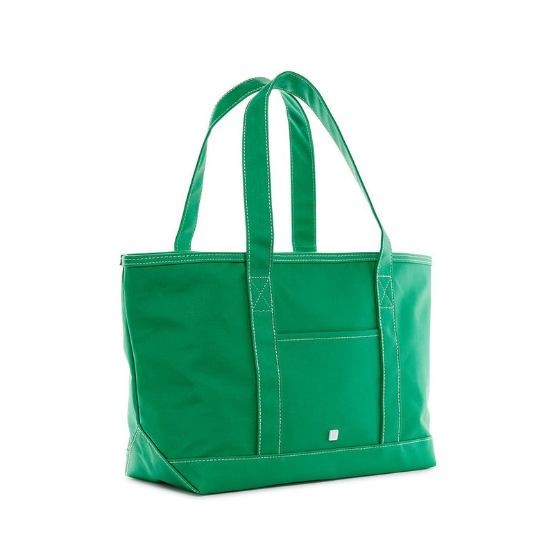 Trvl Design Medium Tote Bag - Coated Canvas - Kelly Green - Flying Ryno