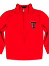 Vive La Fete Texas Tech Red Raiders Red Quarter Zip Pullover Sleeves - Flying Ryno