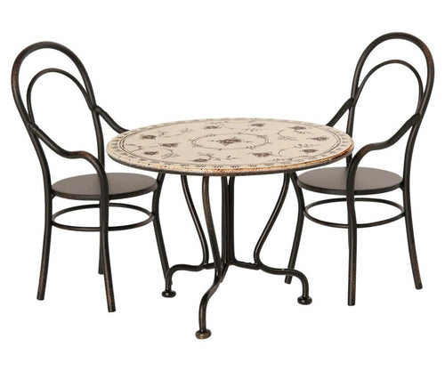 Maileg Dining Table Set with 2 Chairs - Flying Ryno